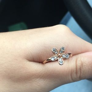 Authentic Rose Gold Pandora Daisy Ring